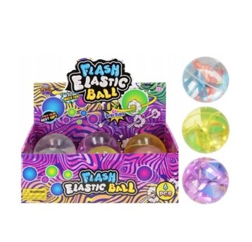 PILKA ODBIJAJACA SWIAT Z WODA 10CM MIX3 MC 6 24