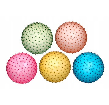 PIŁKA PVC 230 MM -JEŻYK TRANSPARENTNY 4456