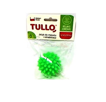 PIŁKA SENSOR. DO MASAŻU I REHAB 5,4CM ZIELONA 4156