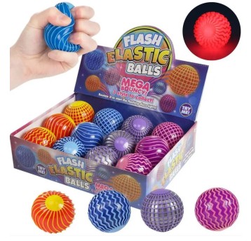 PIŁKA WZORKI ŚWIECĄCA 4 WZORY 9829 A'12