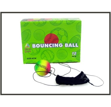 PIŁKI NA SZNURKU 6CM NEON 6901D 2171 A'24