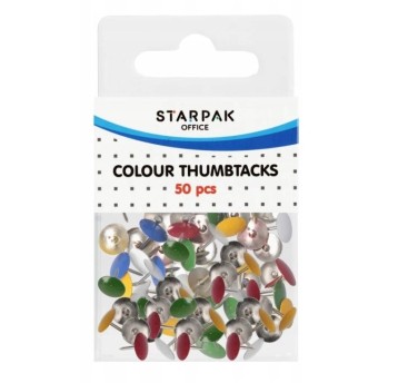 PINEZKA MET KOL 50SZT OFFICE STK 1261