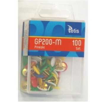 PINEZKI KOLOR MIX 100SZT. GP200-M A'12 8300
