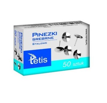 PINEZKI SREBRNE 50 SZT. GP090-AS A'10 3870
