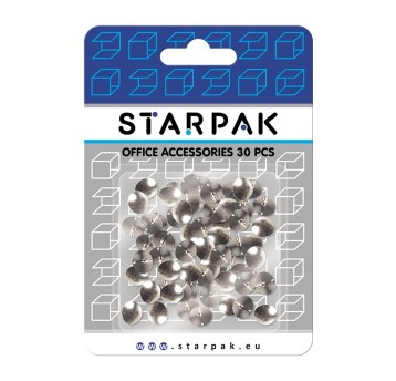 PINEZKI TABLICOWA SREBNA 30SZT 6621