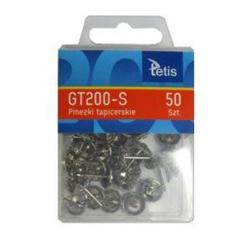 PINEZKI TAPICERSKIE SREBNE 50 SZT. GT200 A'12 8683