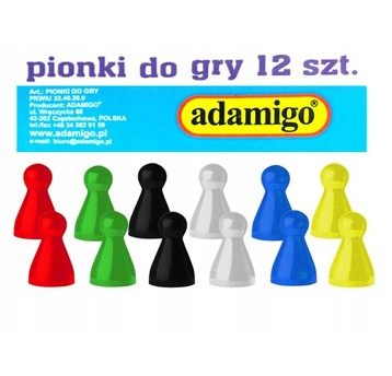 Pionki do gry (komplet 12 pionków) 5314