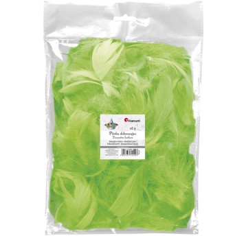 PIÓRKA 16G J.ZIELONY 5-12CM