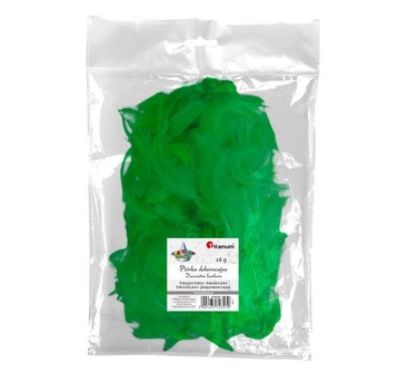 PIÓRKA 16G ZIELONE 5-12CM