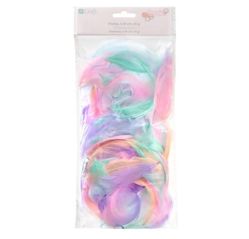 PIÓRKA 4-8 CM, 10 G - MACARON 1566