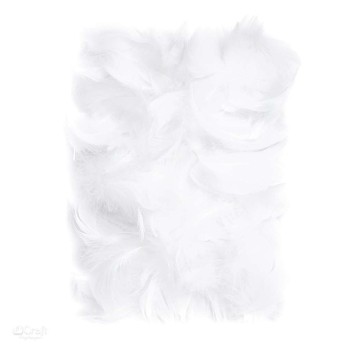 PIÓRKA 5-12 CM, 10 G WHITE A'6 2673