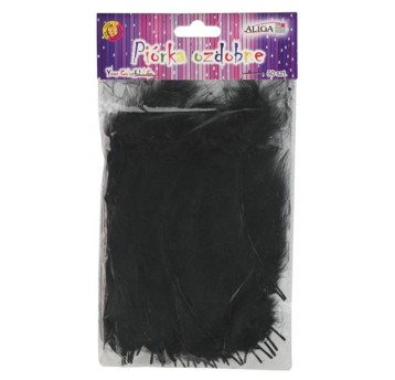 PIÓRKA CZARNE (P-090) 10-12SZT 50SZT 8387