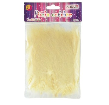 PIÓRKA ECRU (P-070) 10-12CM OP.50SZT. 8356