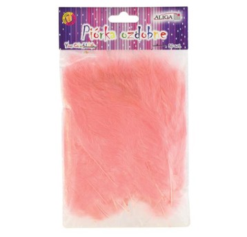 PIÓRKA JASNO RÓŻOWE (P-071) 10-12CM OP.50SZT. 8264