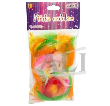 Piórka mix kolorów