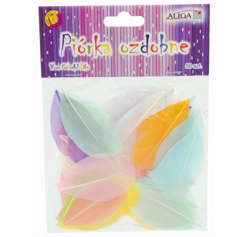 Piórka mix kolorów