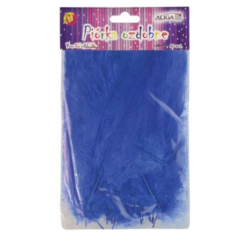 Piórka Niebieskie (P-012) 10-12cm op 50szt 8318