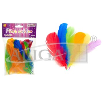 PIÓRKA P-8932 10-12CM MIX KOLORÓW 8932