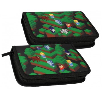 PIÓRNIK DWUKLAPKOWY 1ZAMEK WYP PIXEL GAME 2 STK-25