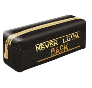 PIÓRNIK KOSMETYCZKA PŁOTNO NEVER LOOK BACK 3004