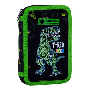 Piórnik podwójny z wyposażeniem ASTRABAG T-REX NE