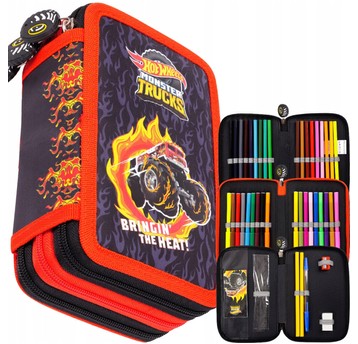 PIÓRNIK POTRÓJNY Z WYPOSAŻENIEM HOT WHEELS 9194