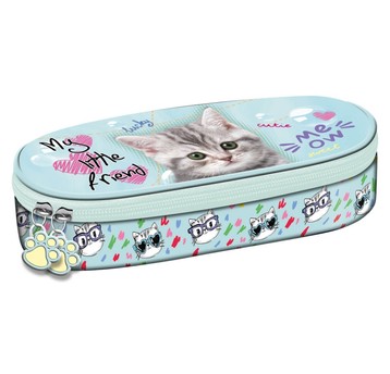 PIÓRNIK SASZ USZT Z WEWNĘ KLAPKĄ MINT KITTY 8739