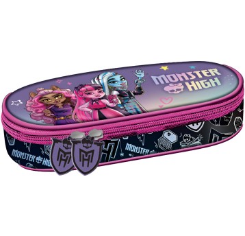 PIÓRNIK SASZETKA OWALNA Z KLAPKĄ MONSTER HIGH 1440