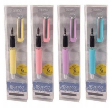 PIÓRO GO PEN PASTEL+6 NAB. ZESTAW DLA LEWORĘ.6389