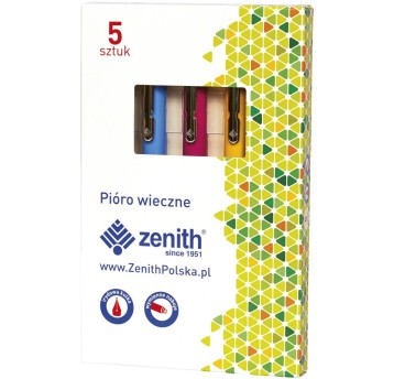 PIÓRO OMEGA CHROM PASTEL 5KOL. MIX 10560500