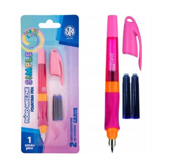 PIÓRO WIECZNE Z ERGON.UCHWYTEM DO NAUKI PISANIA,BL