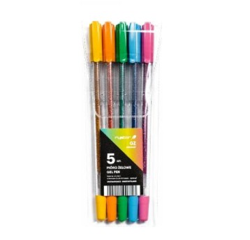 PIÓRO ŻELOWE GZ-031 5SZT. BROKAT ETUI 6823