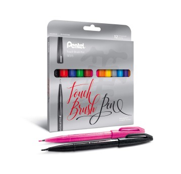 PISAK BRUSH SIGN PEN KPL. 12SZT 3156