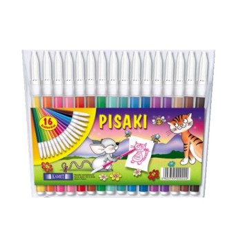 PISAKI FLAMASTRY KAMET 16 KOL. A'5 0222