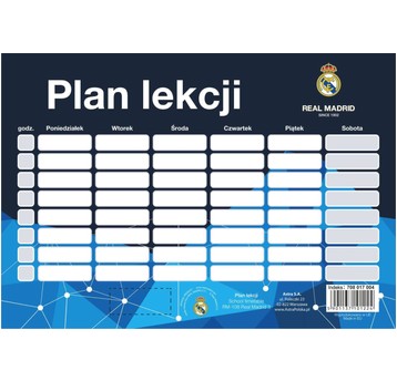 PLAN LEKCJI RM-108 REAL MADRYT 3 1224 A'25