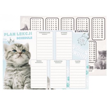 PLAN LEKCJI+TABL MNOŻENIA A5 CUT KOT A'25 1210