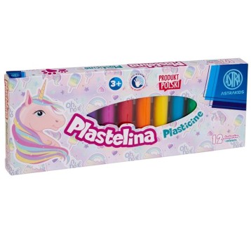 PLASTELINA 12 KOL ASTRAKIDS JEDNOROŻEC A'6 0351
