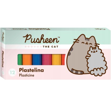 PLASTELINA 12 kol. PUSHEEN A'10 7993