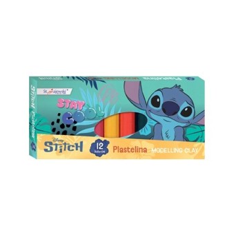 PLASTELINA 12 KOL STITCH 6412