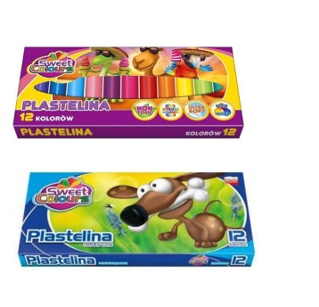 PLASTELINA 12 KOLORÓW 1549 A'5