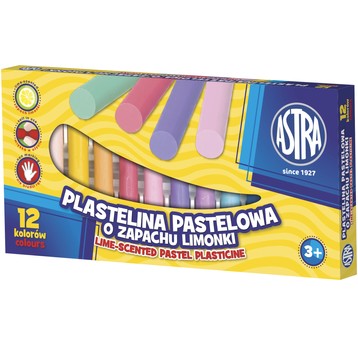 PLASTELINA 12KOL ASTRA PASTEL ZAPACHOWA A"5 1276