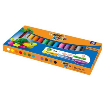 PLASTELINA 12KOL BIC KIDS 5495