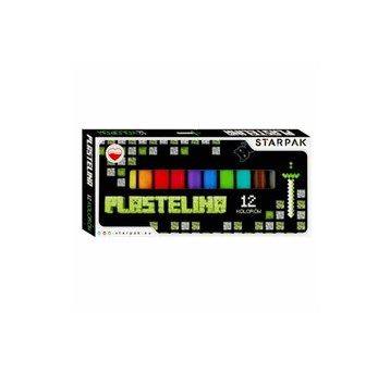 PLASTELINA 12KOL PIXEL GAME1 STK 4020