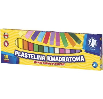 PLASTELINA 18KOL ASTRA KWADRATOWA 83814904 A"4