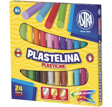 PLASTELINA 24KOL ASTRA 303110001 A"5 0651