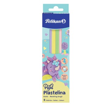 PLASTELINA (6) PASTEL 100GR 7932