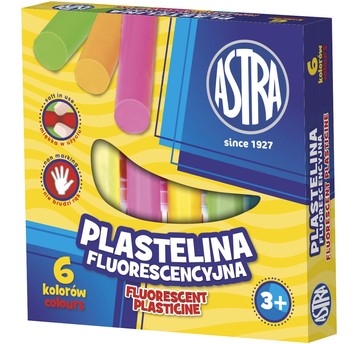 PLASTELINA 6KOL ASTRA FLUOR 83811906 A'10 0323