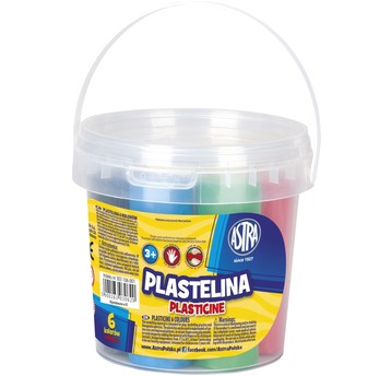 PLASTELINA 6KOL ASTRA WIADERKO 303106001 A"4 0620
