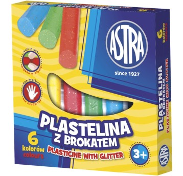 PLASTELINA 6KOL. BROKAT ASTRA 303109001 A'10 0644