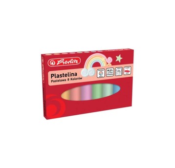 PLASTELINA 8 KOLORÓW PASTELOWA 8880